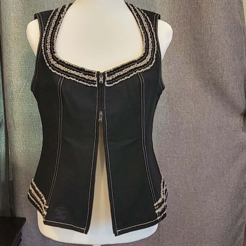 Denim Vest - Anne Fontaine - Picture 4 of 12